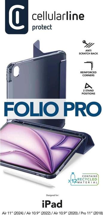 Produktbild Cellularline Folio (IPad Air 10.9, iPad Pro 11 2018 (1. Gen))