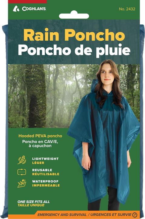 Actual product image Outdoor Spirit Rain poncho adults (One size)