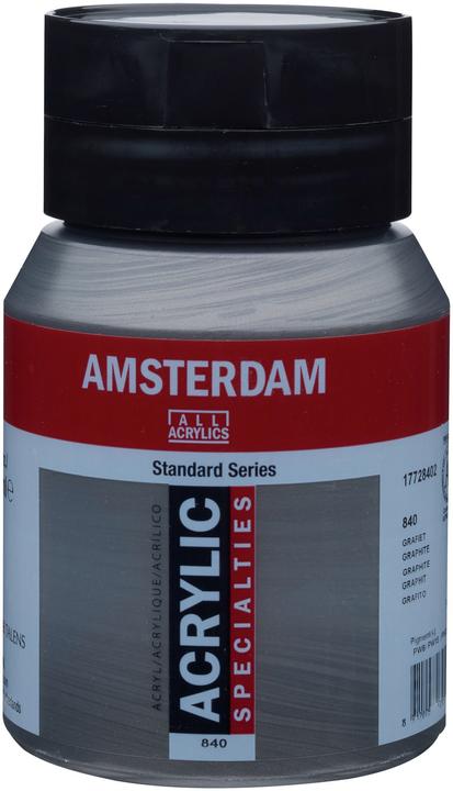Produktbild Talens Acrylfarbe Amsterdam 500ml 17728402 graphit (Graphit, 500 ml)