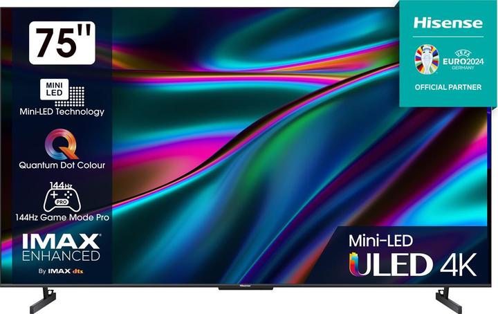Image du produit Hisense TV 75U7KQ (75", U7K, Mini-LED, 4K, 2023)