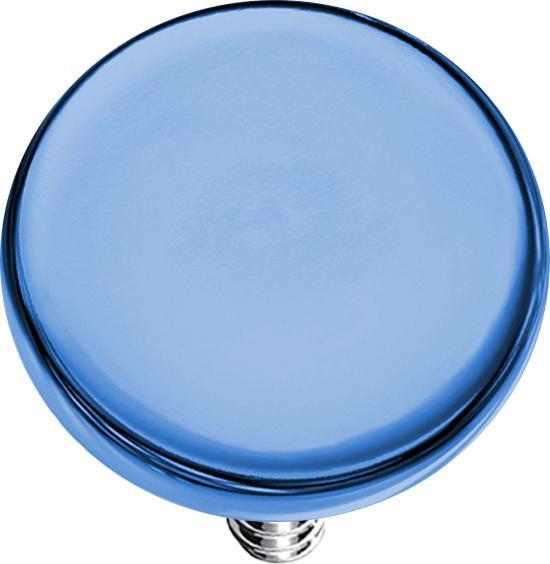 Produktbild Star Piercing Dermal Anchor Scheibe dunkelblau (ohne Messing, Chirurgenstahl 316L)