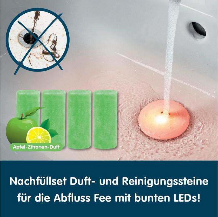 Produktbild Abfluss-Fee Duftstein Apfel-Zitrone 4 Stück