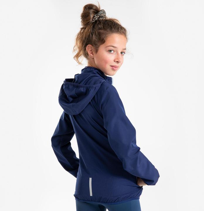 Image du produit Kiprun Veste Running coupe vent Enfant - Wind Jacket JR Marine grise (128)