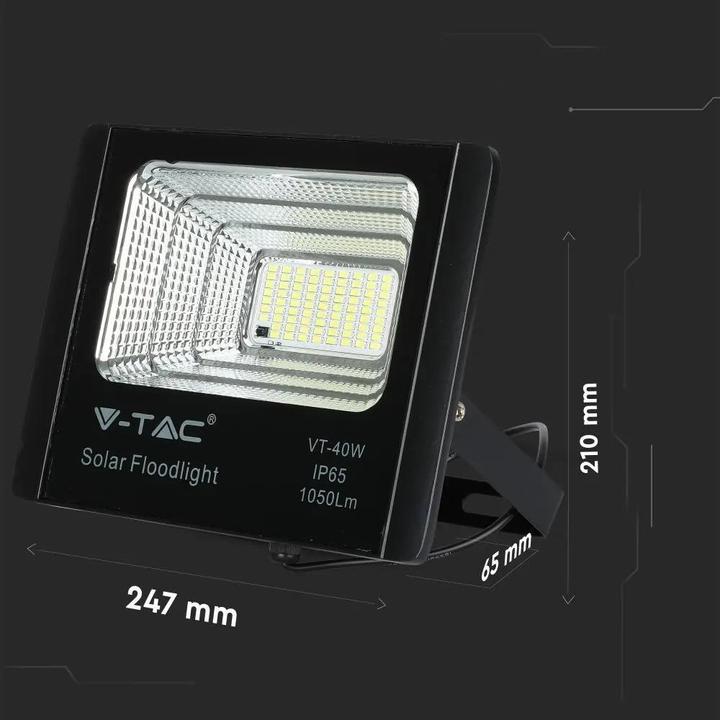 Image du produit V-TAC Lampe solaire à LED Projecteur (1050 lm, IP65)