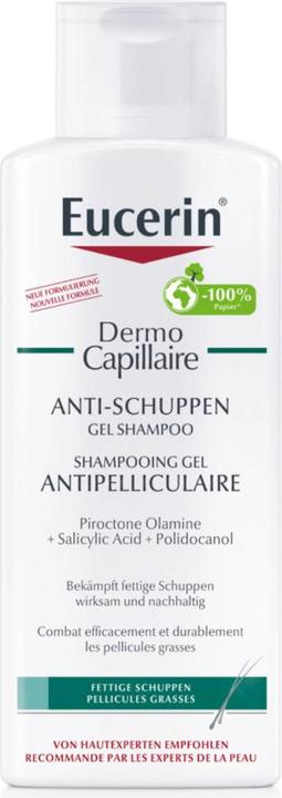 Eucerin DermoCapillaire Anti-Schuppen Gel Shampoo (250 ml, Flüssiges Shampoo)