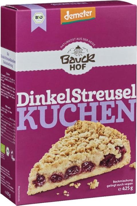 Actual product image Bauckhof Spelt crumble cake baking mix organic (425 g)