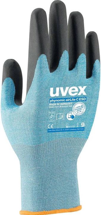 Produktbild Uvex Safety Mechanikerhandschuh Phynomic AirLite C ESD, Blau (12)