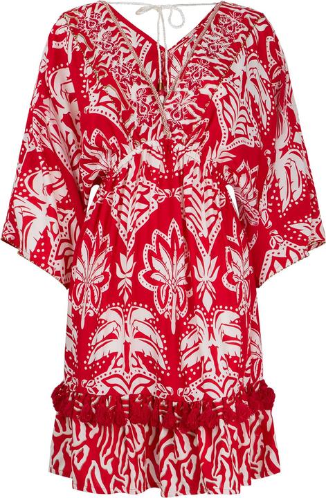 Joe Browns Batwing Sleeve Wrap Front Tassel Tunic Dress