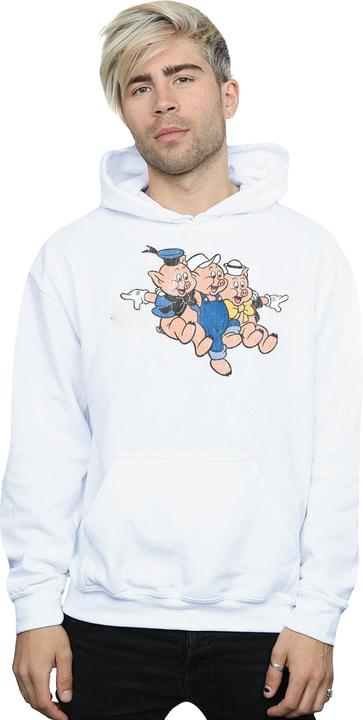 Immagine prodotto Disney Three Little Pigs Jump Felpa con Cappuccio Uomo (4XL)