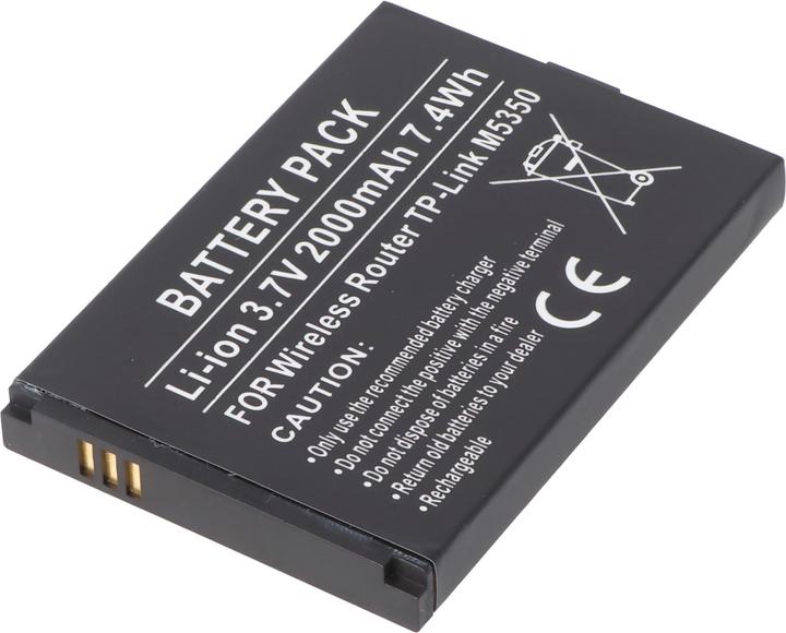 Produktbild AccuCell Akku für Wireless Router TP-Link M5350 (1 Stk., Gerätespezifisch, 2000 mAh)