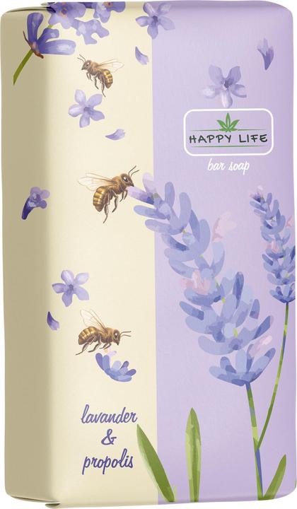 Actual product image Happy Life Soap Levander/Propolis 180g
