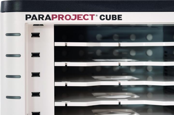 Produktbild Parat Paraproject CUBE U10 für 10 Tablets Charge&Sync EU-Version ink USB-C Kabel - komp. mit Geräten di...