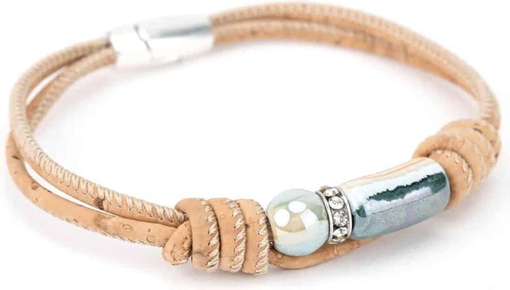 Actual product image Artelusa Armband «Ceramica Blue» aus Kork (18 cm, Cork)
