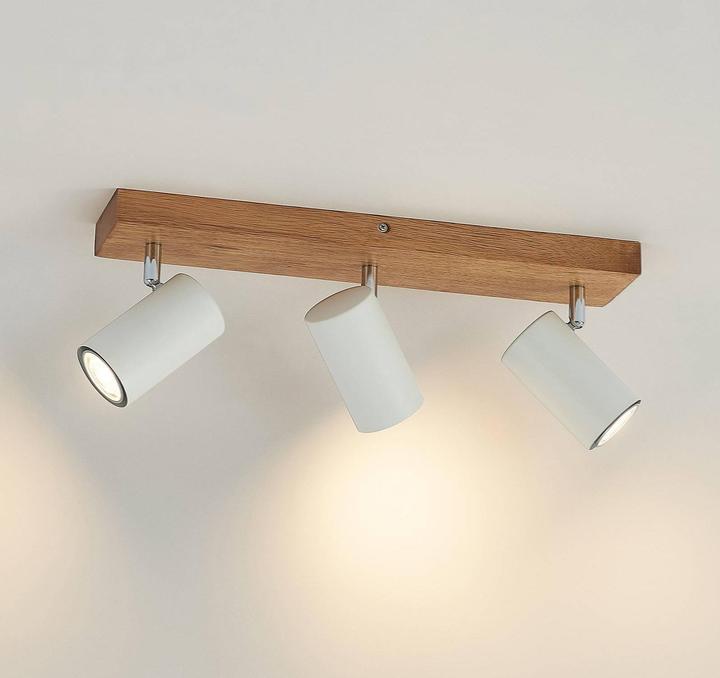 Actual product image Lindby Maniva ceiling spotlight, three-flame, white (GU10)