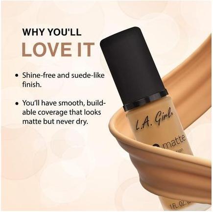 Image du produit L.A. Girl Fond de teint PRO Matte Light Tan (Bronzage léger)