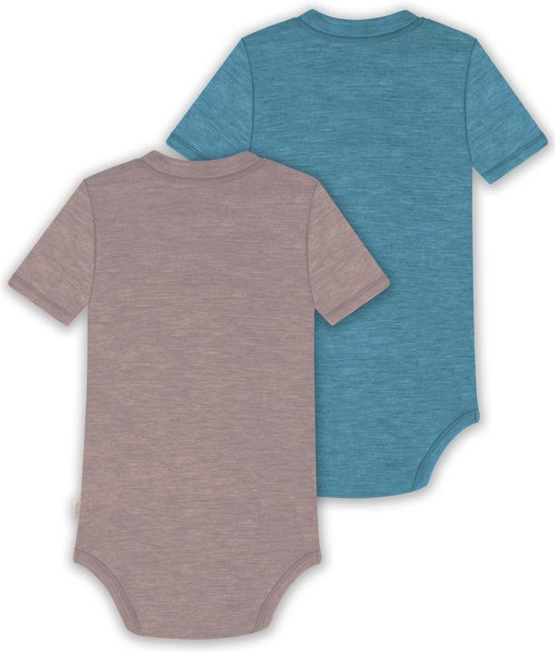 Produktbild Normani 2er Set Baby Merino Kurzarmbody „Tihoi" - 9321 (86)