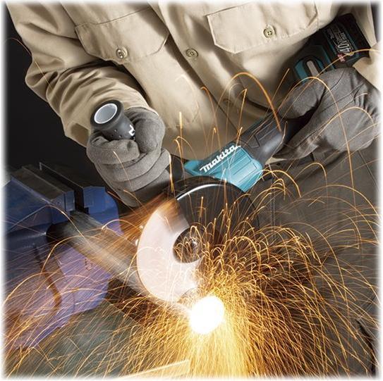 Actual product image Makita XGT GA035GZ Battery Angle Grinder 40VMAX (150 mm)