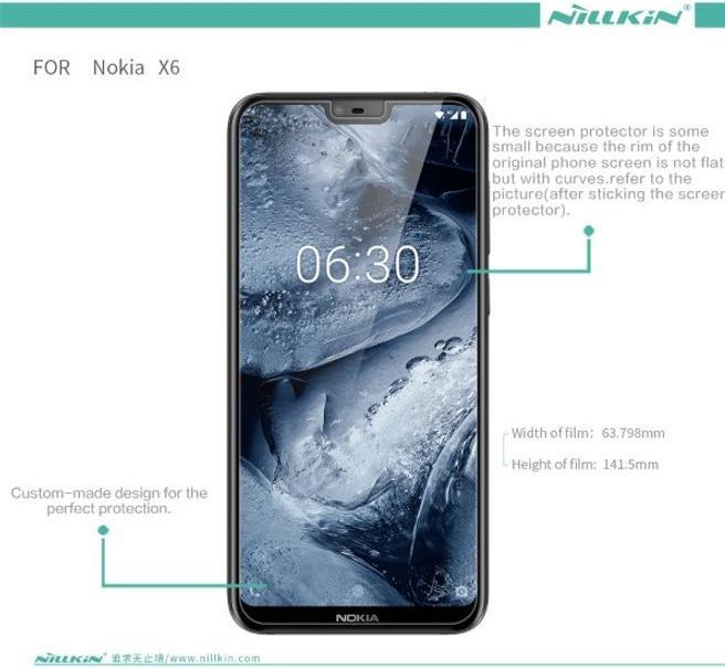 Produktbild Nillkin Matte Series Schutzfolie (1 Stück, Nokia X6, Nokia 6.1 Plus)
