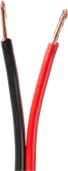 Produktbild Nedis Lautsprecherkabel| 2x 2.50 mm²| Kupfer| 100.0 m| rund| PVC| Red Schwarz| - Verlä (100 m, 2.50 mm²)