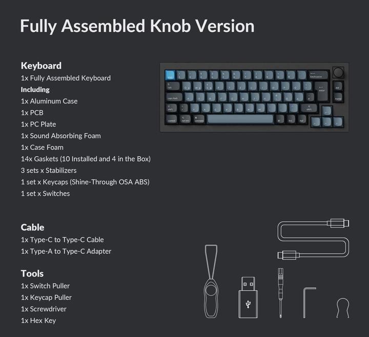 Actual product image Keychron Q2 Pro (CH, Wireless)