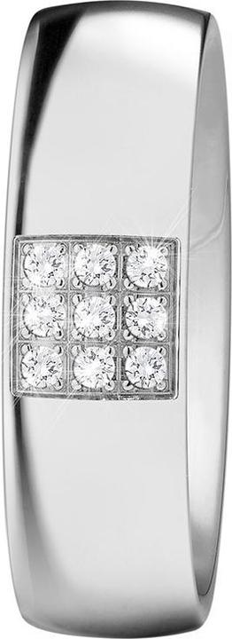 Xen Bandring Pavèe mit 9 Brillanten 0,09 ct. TW/Si pol. (54)