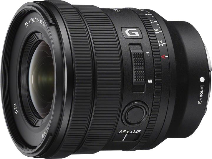 Sony FE PZ 16-35mm f/4 G (Sony E, Plein format)