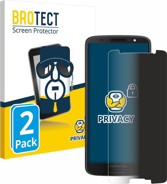 Actual product image BROTECT Anti-spy privacy film Blue light protection film (2 Piece, Motorola Moto G6)