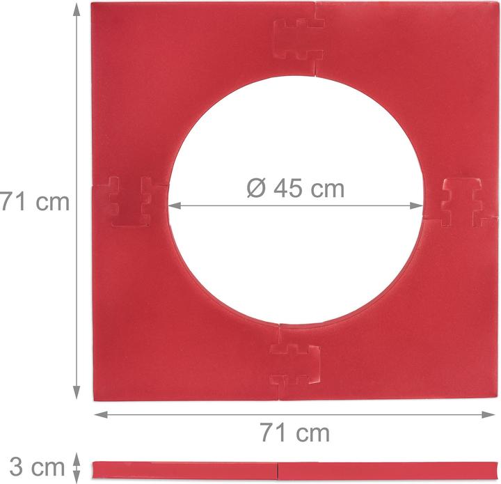 Image du produit Relaxdays Anneau de protection pour cible de fléchettes