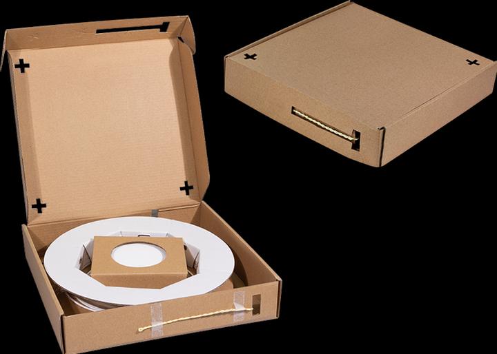 Produktbild LogiLink FTTH Spleiábox, 2x SC/APC, 50 m Verlegekabel, weiá (Spleissbox)