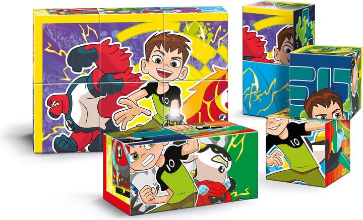 Produktbild Clementoni Würfelpuzzle - Ben 10 (12 Teile)