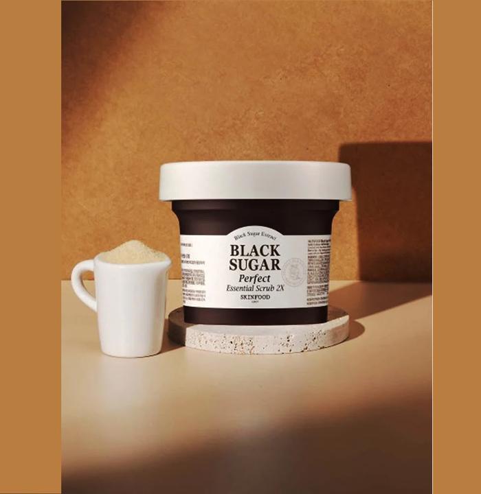 Actual product image Skinfood Black Sugar Perfect Essential Scrub 2X 20g