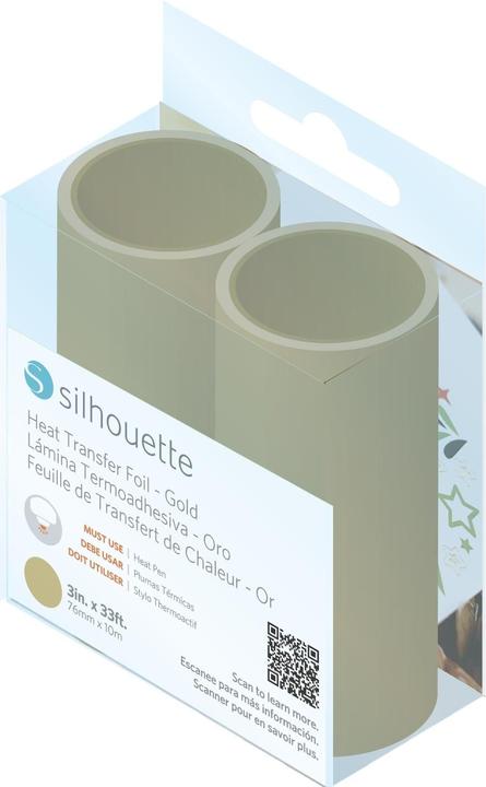 Produktbild Silhouette Folie Heissprägen Curio 2 7.6 cm x 10 m, 2 Stück, Gold