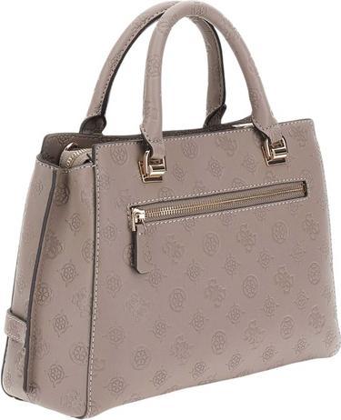 Guess Zarela Luxus Satchel Beige Damentasche