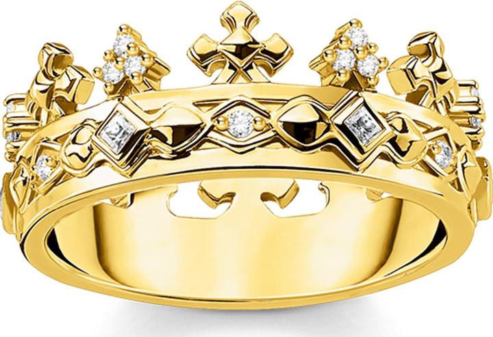 Produktbild Thomas Sabo Ring Krone gold (54, 925 Silber)