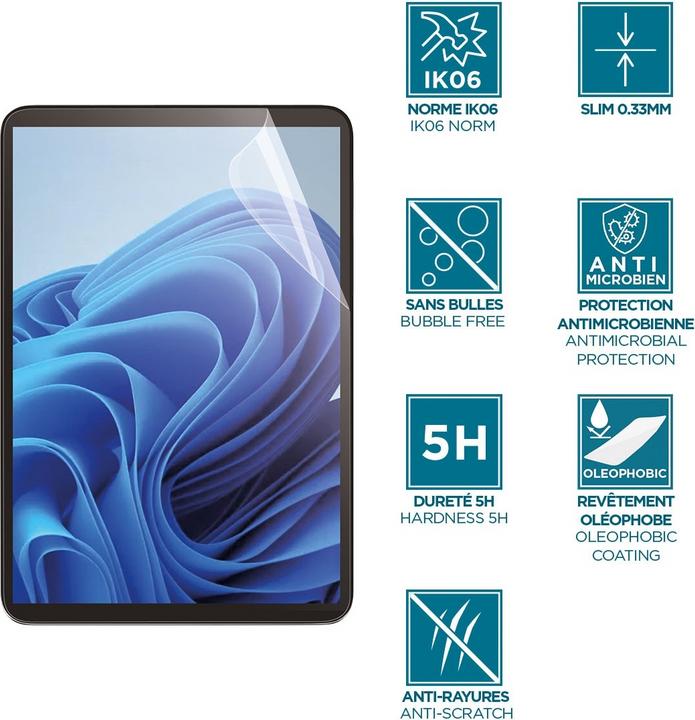 Actual product image Mobilis Screen Protector anti shock IK06 f Surface Pro8 (1 Piece, Microsoft Surface Pro 8)