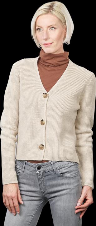 Actual product image Marc O'Polo Long Sleeve Cardigan V-Neck Sandy Melange (XL)