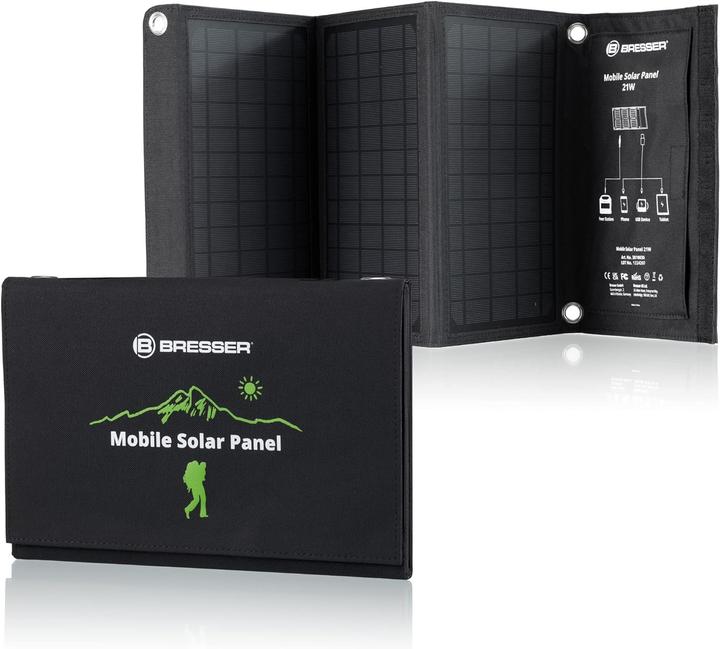 Produktbild Bresser Solar Ladegerät, 21W (21 W, 1 kg)