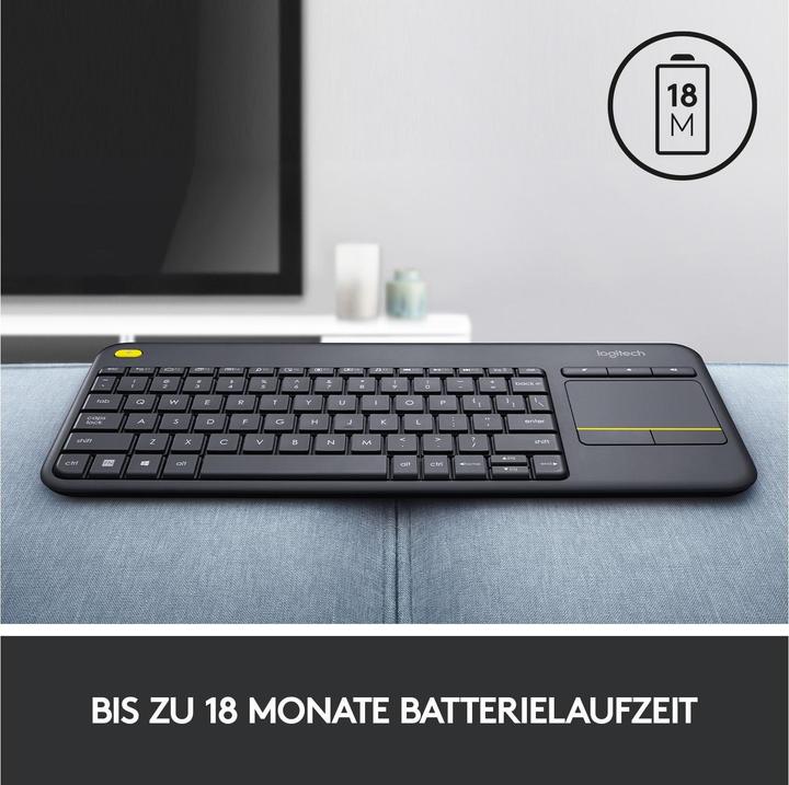 Actual product image Logitech K400 Plus (Eng. Int., Wireless)