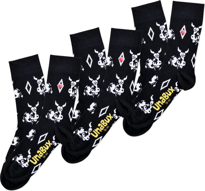Unabux Freizeitsocken GRUMBLE IN THE JUNGLE (3er Pack, 37 - 40)
