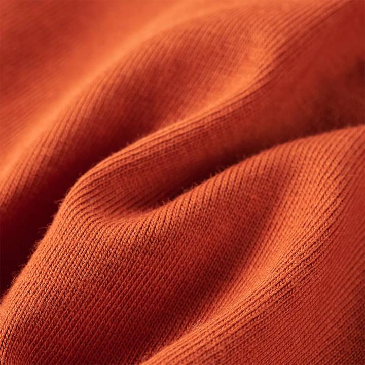 Immagine prodotto VidaXL Camicia da bambino a maniche lunghe marrone ruggine 128,Materiale: 100 (128)