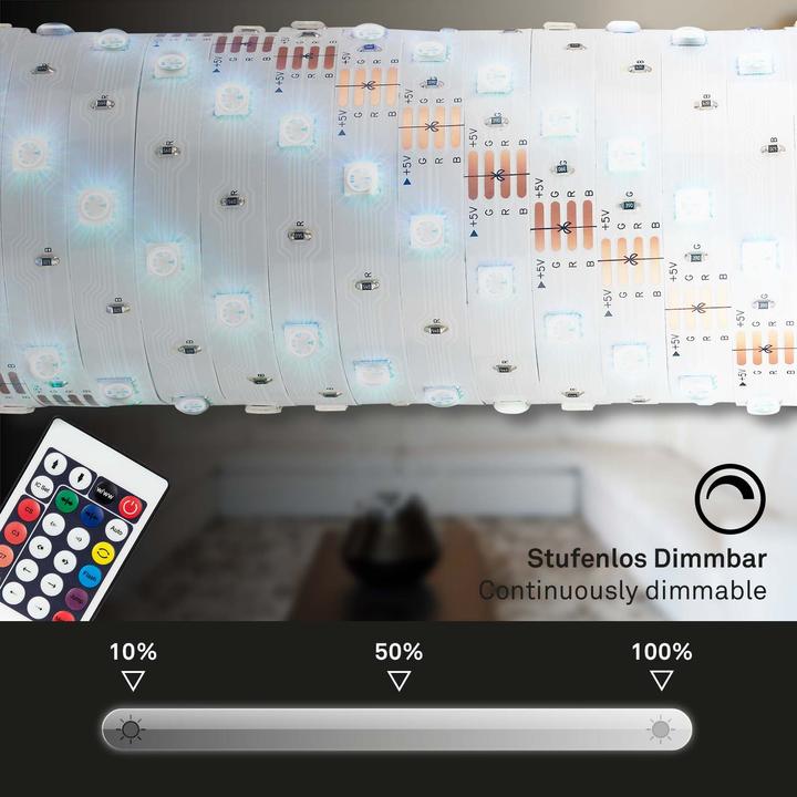 Image du produit Briloner LED Superline (Blanc, 500 cm, Intérieur)