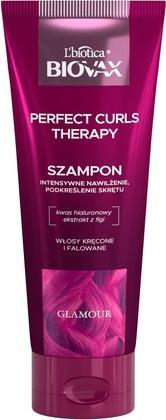 L´Biotica Glamour Perfect Curls Therapy Intensively Moisturizing Shampoo for Wavy Hair (200 ml, Flüssiges Shampoo)