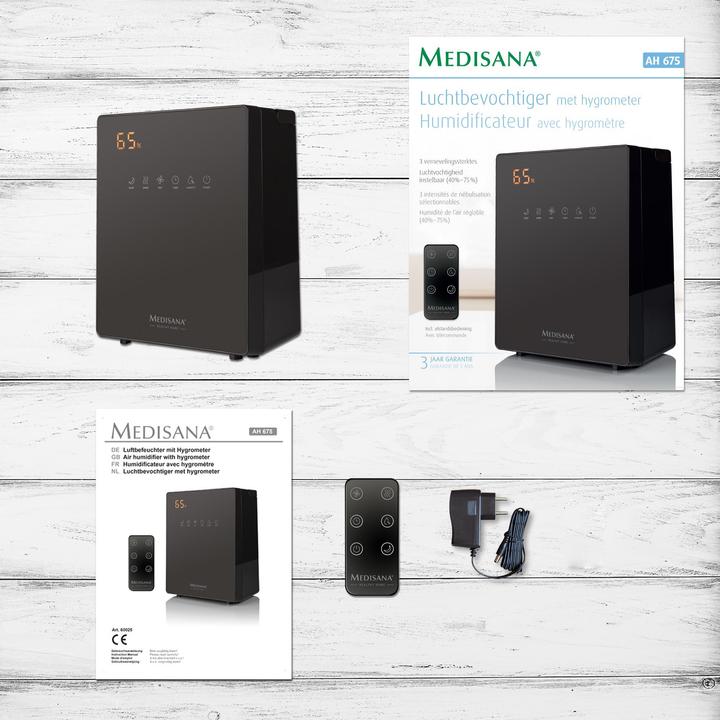 Produktbild Medisana AH 675 Luftbefeuchter mit Hygrometer