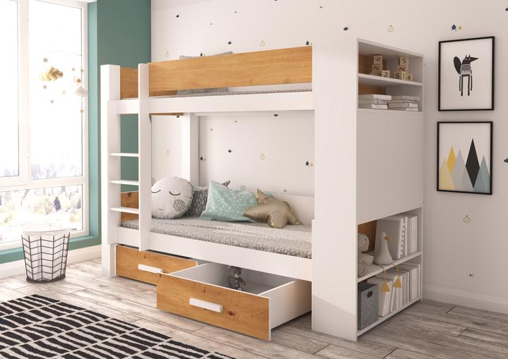 Produktbild ADRK Furniture Etagenbett doppelt GARET 180x80 (180 x 80 cm)