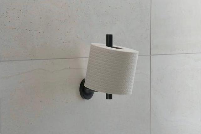 Image du produit Duravit Porte-rouleau de papier de rechange Starck T noir mat