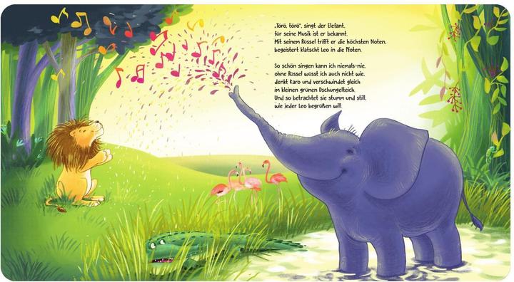 Image du produit Lückel:Le lion Leo dit bonjour et tout le monde Tie (Allemand)