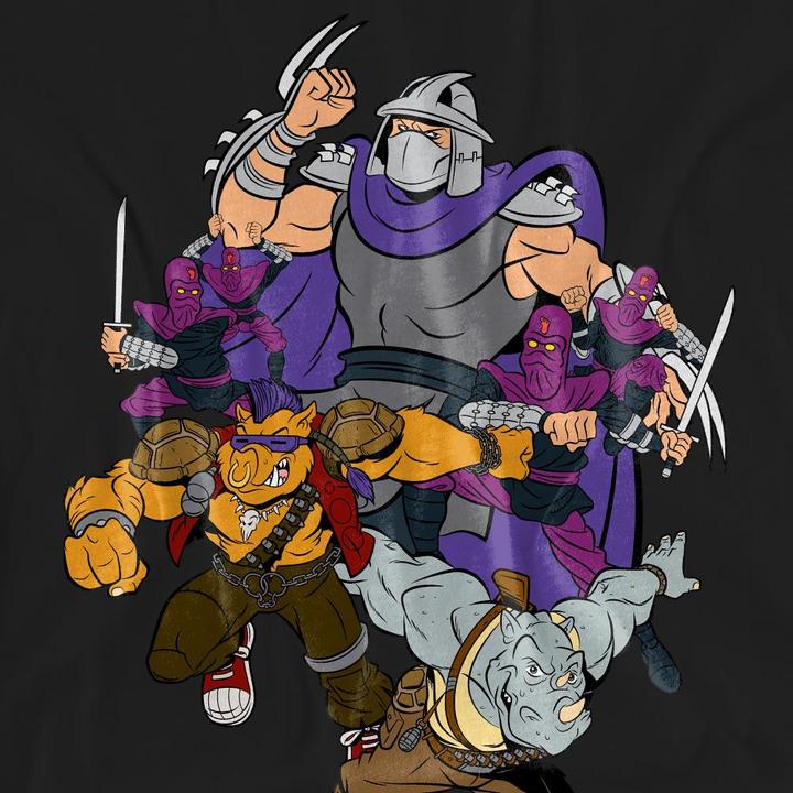 Immagine prodotto Teenage Mutant NT Shredder And Foot Clan Maglietta Adulto Unisex (L)