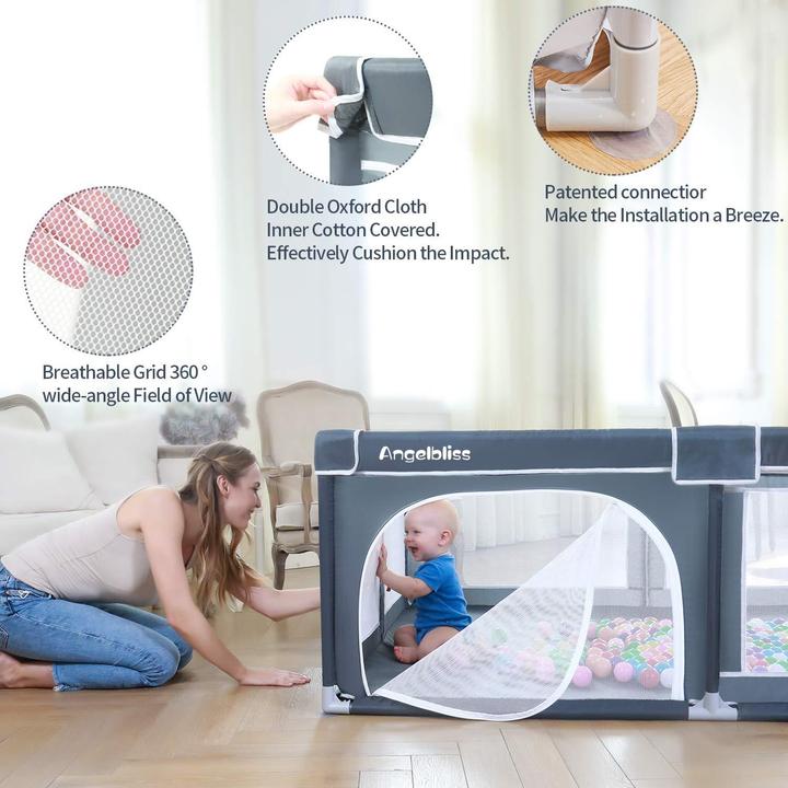 Immagine prodotto Angelbliss Playpen (180 cm, 150 cm)