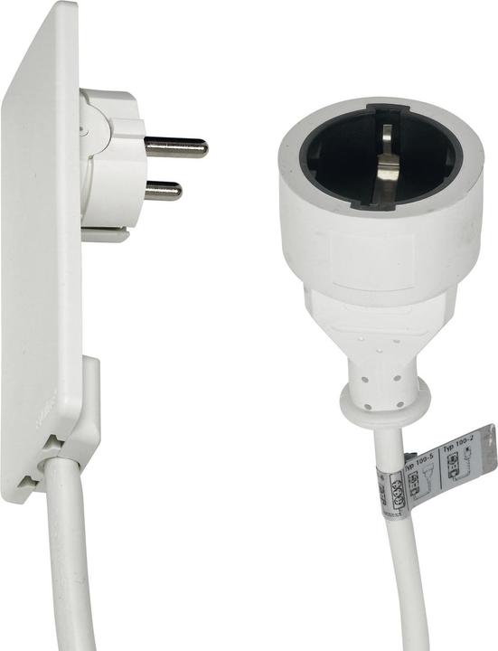 Immagine prodotto Evoline PlugFix con presa VDE 1,5m bianco (1.50 m, CEE 7/3)