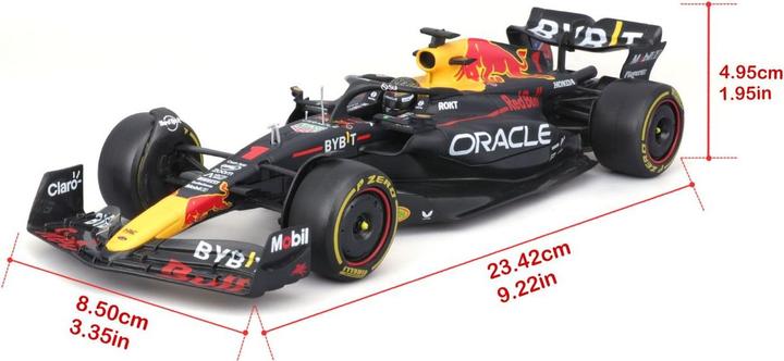 Actual product image Bburago Red Bull Racing RB19 1/24 Pérez 2023